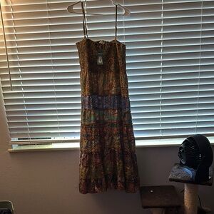 EARTHBOUND Spaghetti Strap Maxi Sundress NEVER WORN